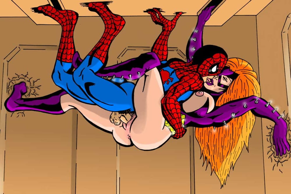 Spider Man Black Cat Sexy Naked