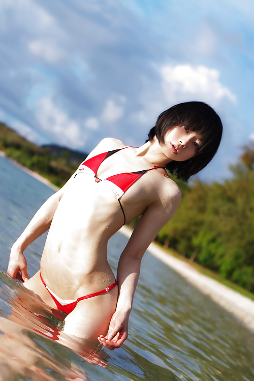 Outdoor virgin bikini asian