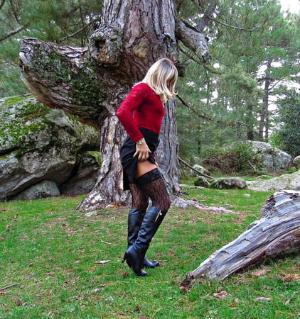 sexy blonde milf in sexy underwear         