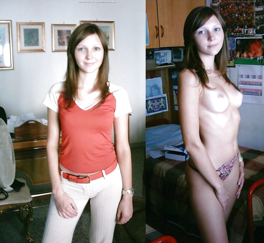 Teens dressed undressed Before and after porn gallery