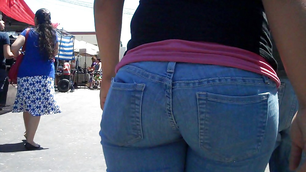 Real nice so fine sweet ass & bubble butt in jeans porn gallery