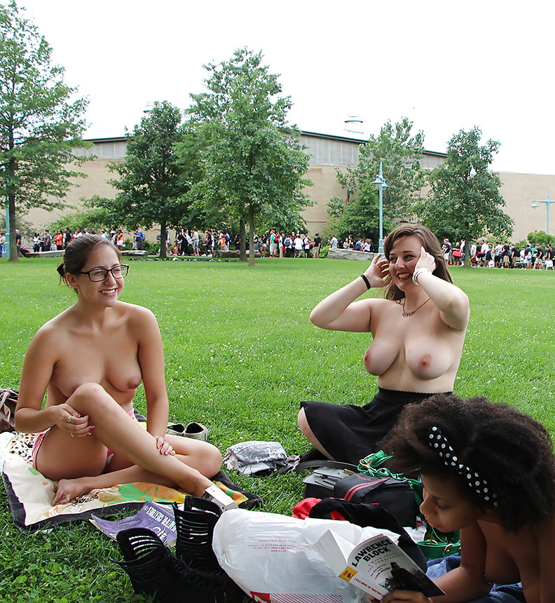 Naked In The Park Washington Square.