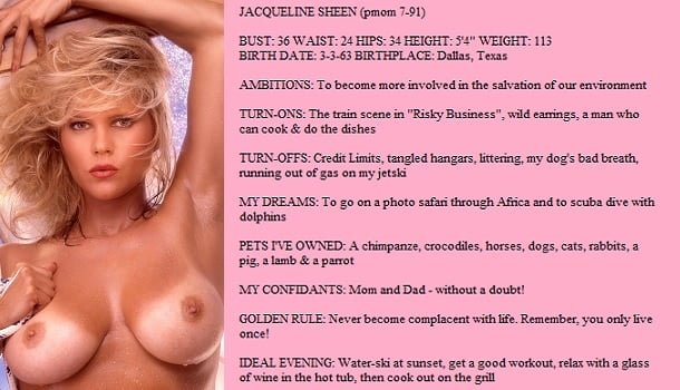 Nude jacqueline sheen Jacqueline Sheen