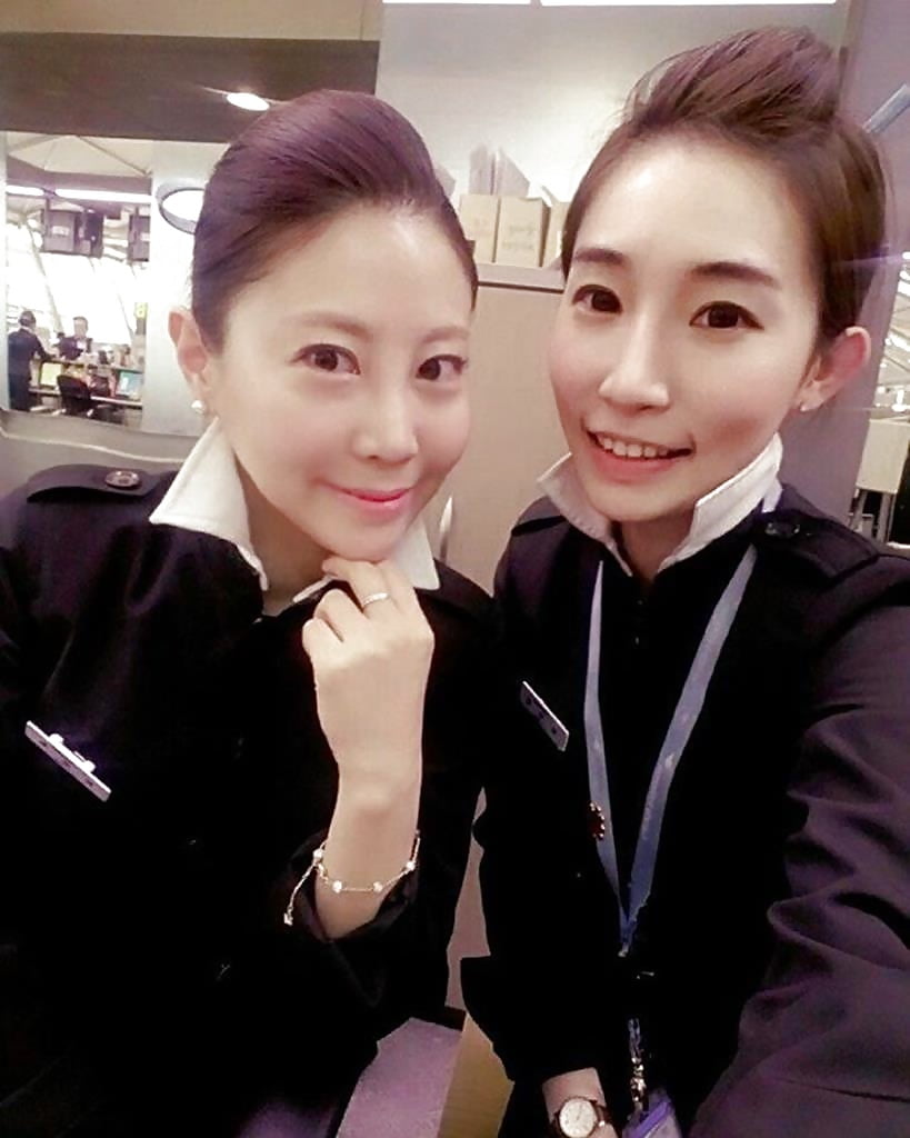 Korean air hostess takes self pics porn gallery