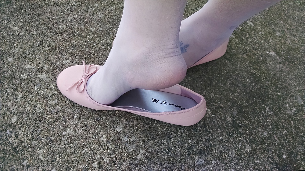 Wife's PantyHose Nylons with and without shoes porn gallery