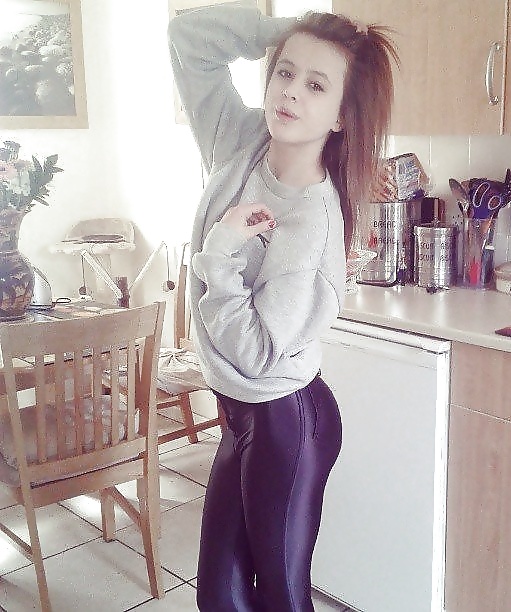 Shiny leggings porn gallery