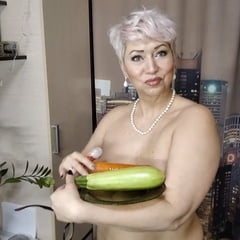 big vegetable insertion in wet mature cunt of milf secretary         