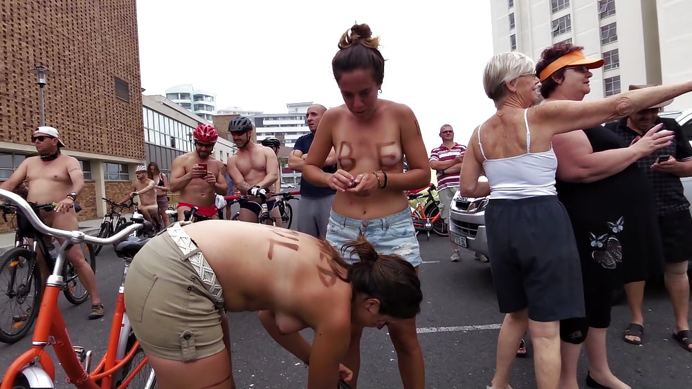 Naked Bike Ride Cape Town 2016 porn gallery