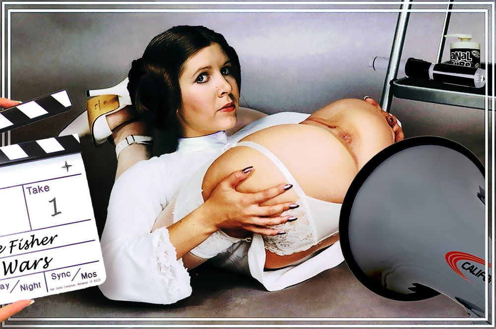 Carrie Fisher Fakes Fun.