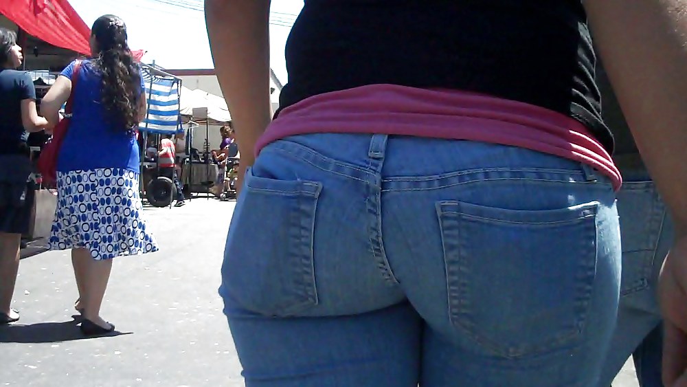 Real nice so fine sweet ass & bubble butt in jeans porn gallery