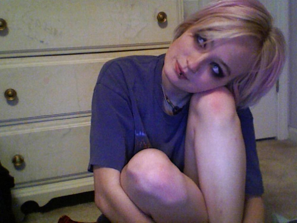 Stolen Pics - Busted Emo Slut Part 1 porn gallery