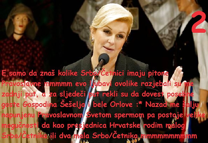 Kolinda Grabar-Kitarovic Croatian comics porn gallery