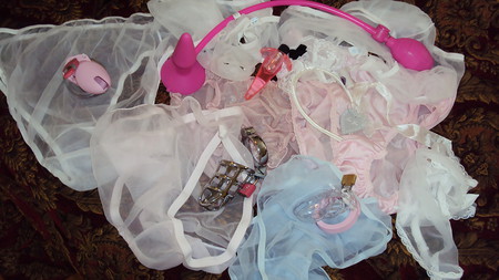My Sissy panties and Chastity Devices