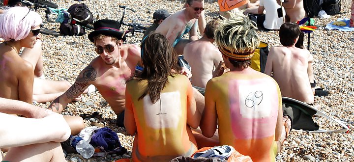 Brighton Nudist Beach U.K. porn gallery