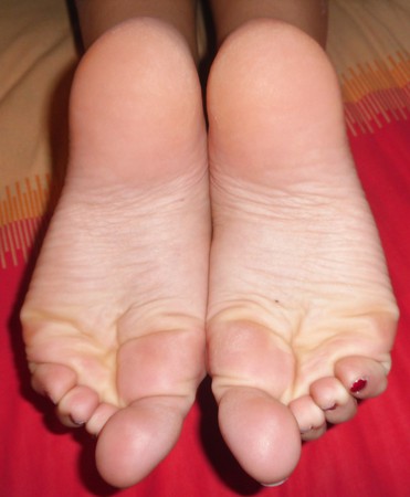 Feet, toes and soles for footjob.