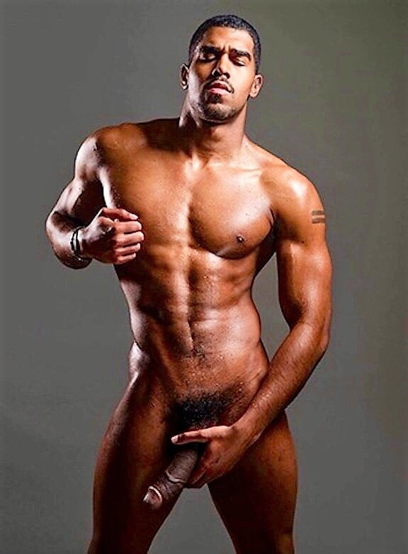 Black men models naked