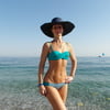 On beach of Alania, Turkey