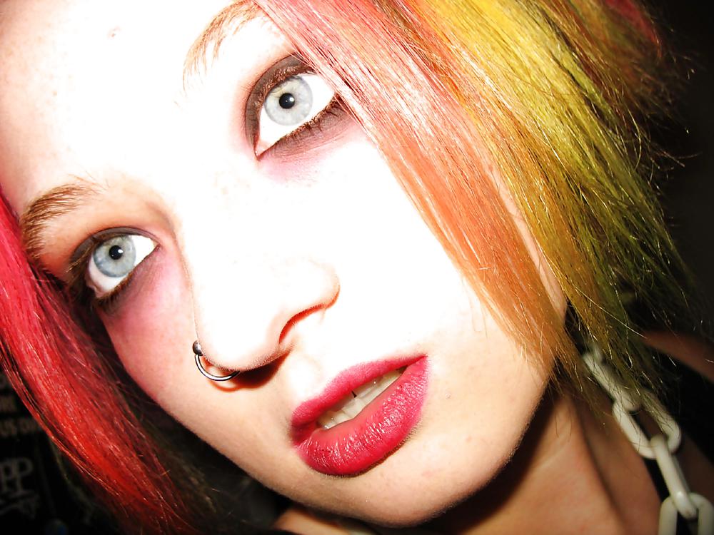 Stolen Pics - Busted Emo Slut Part 2 porn gallery