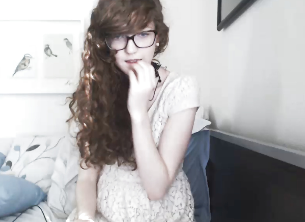 Ginger in Black porn gallery