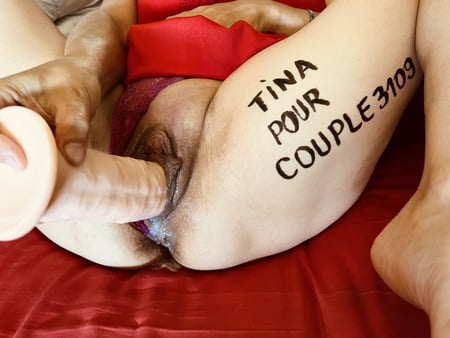 d dicace tina french slut creampie pussy fuck big dildo xl         