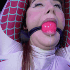 Spidergwen Cosplay Bondage