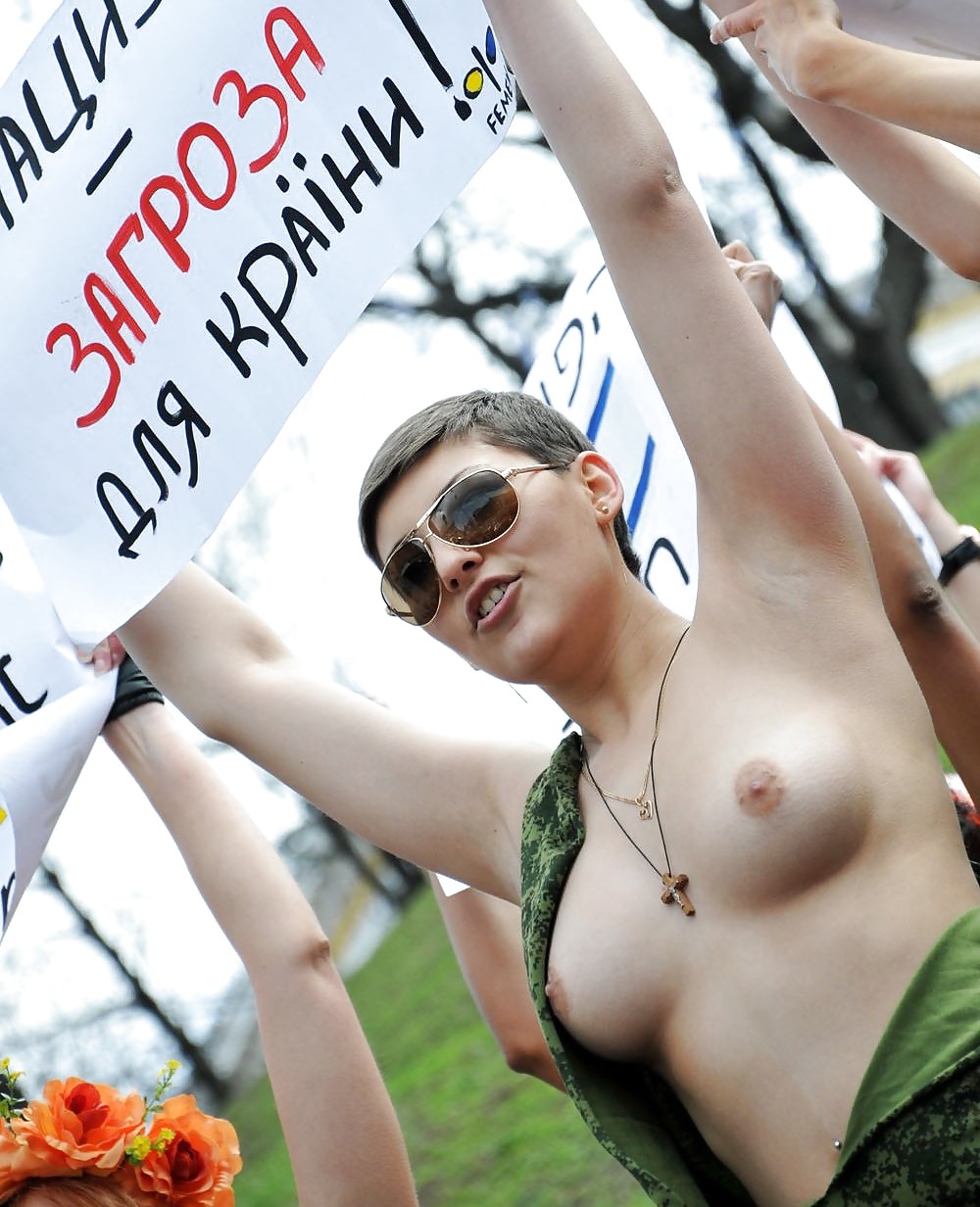 Hot female protesters porn gallery
