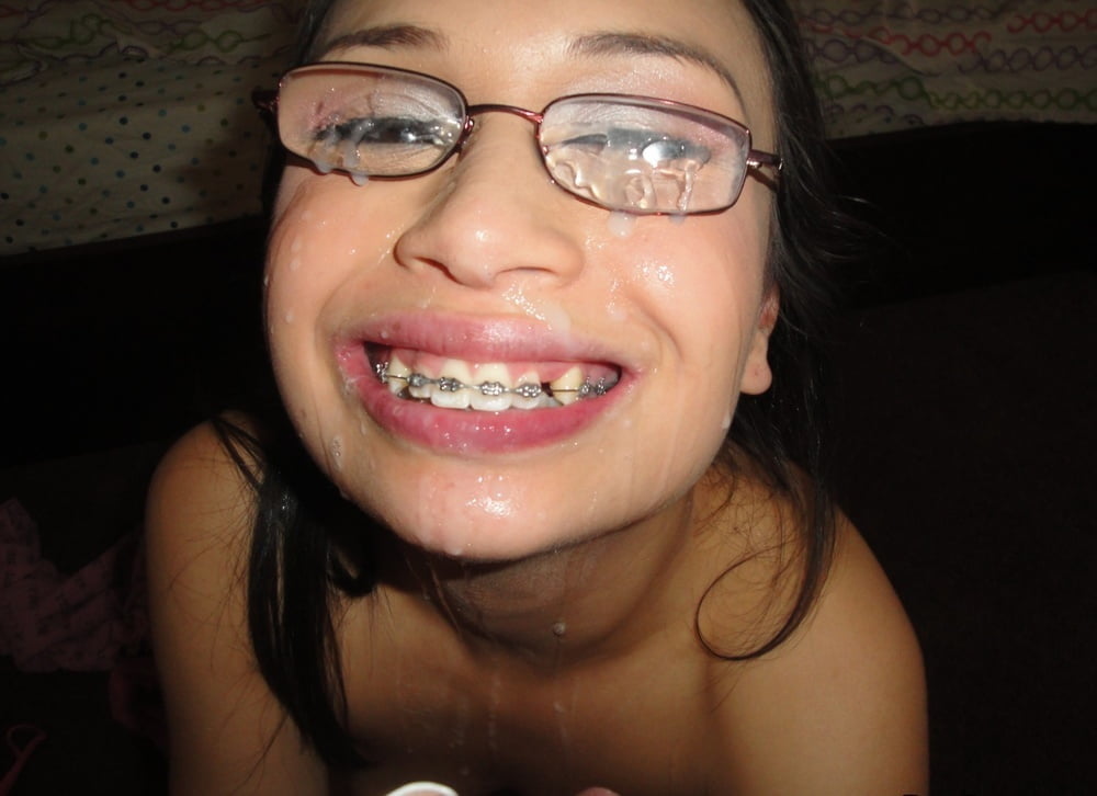 Amature asian with braces fucked