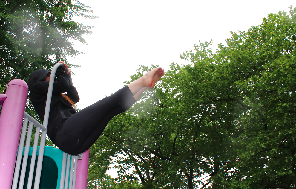 Peeping FEET in The Playground porn gallery