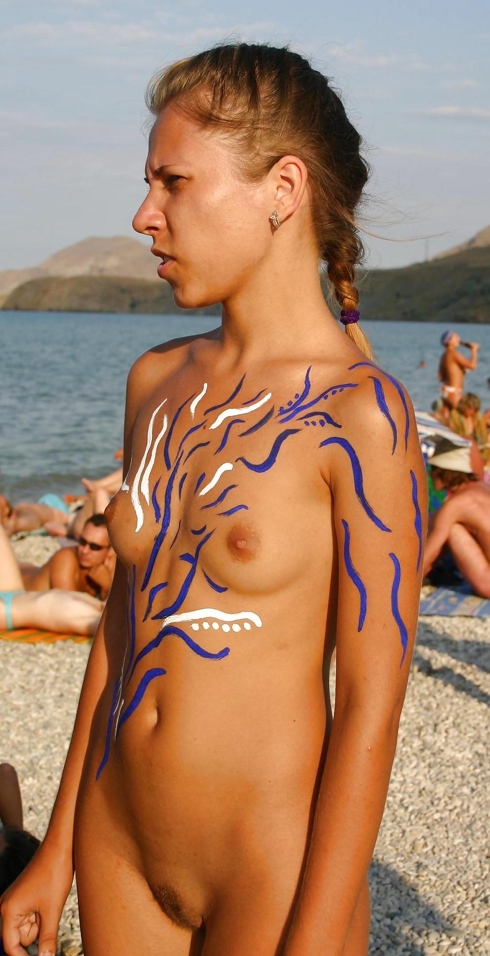 Nudist Pictures I love 27 Body painting porn gallery