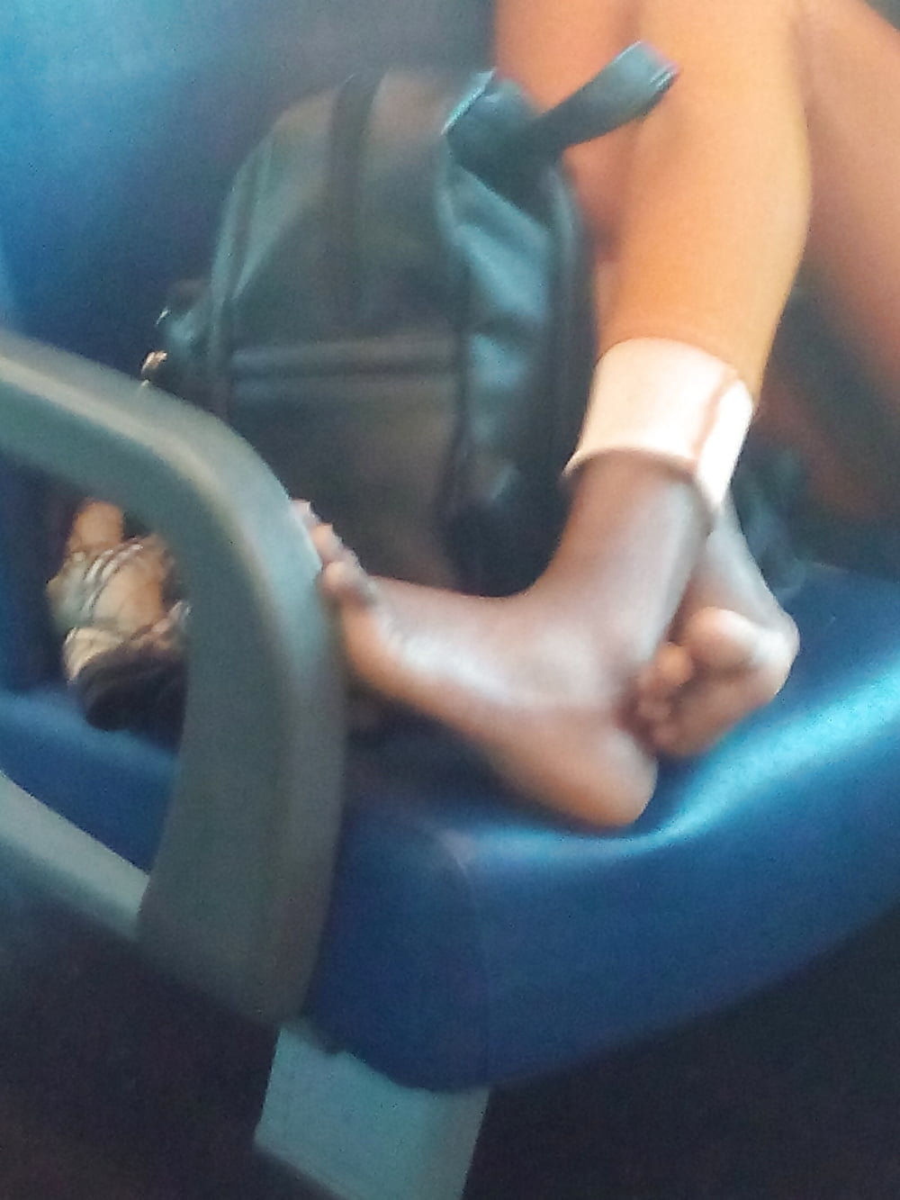 Beautiful Ebony Girl S Feet In Train Candid 7 Pics