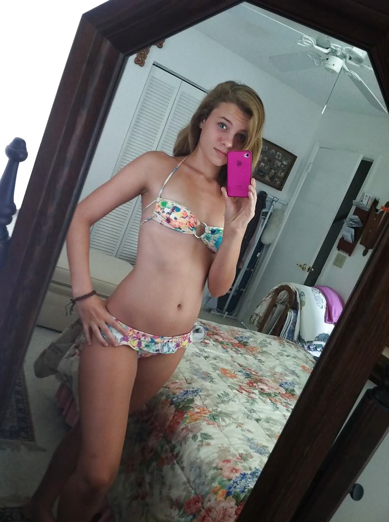 Cute bikini teen Megan porn gallery