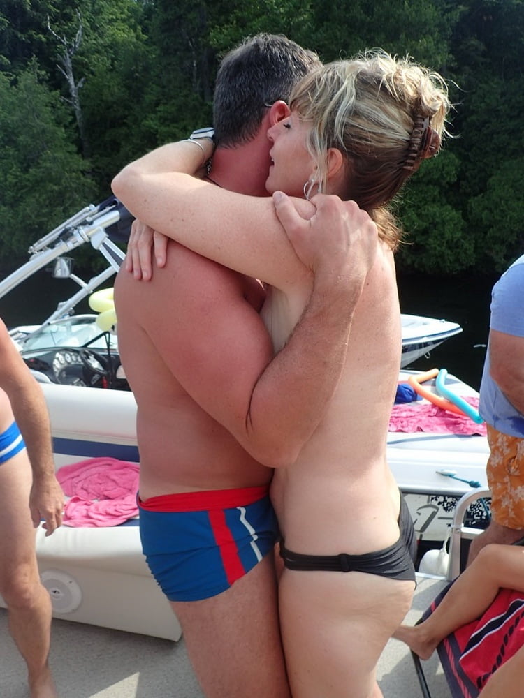Dirty Mature Friends Boating Orgy On An Lake porn gallery