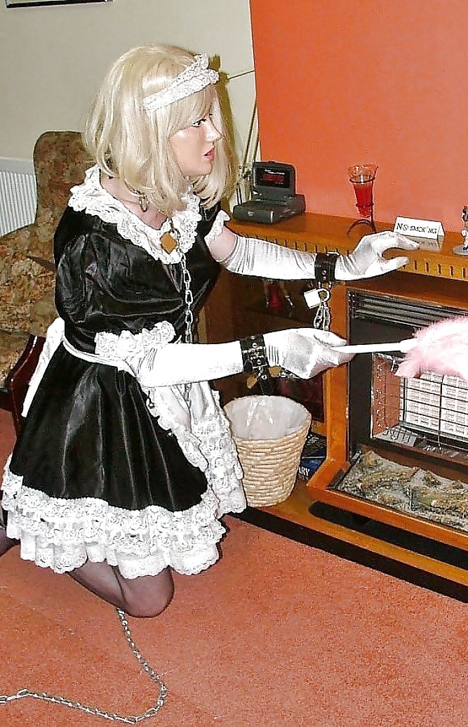 Curly maid screaming bondage