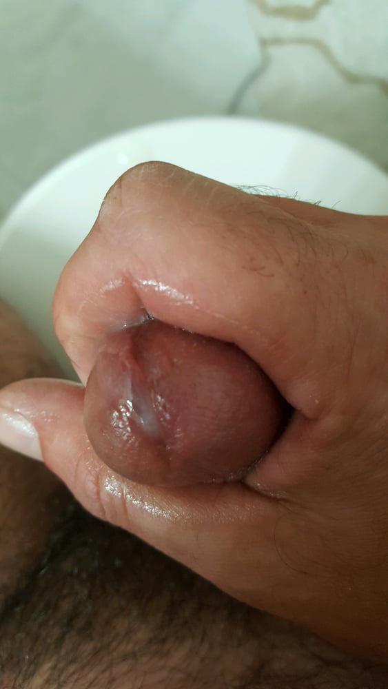 My lubed up hard juicy cock head closeup. porn gallery