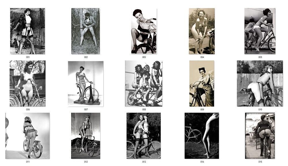 Vintage lady's & Bicycles-num-008 porn gallery
