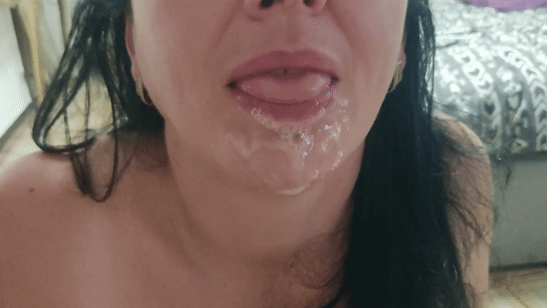 Amateur Latina MILF Anal Cum in Mouth #11