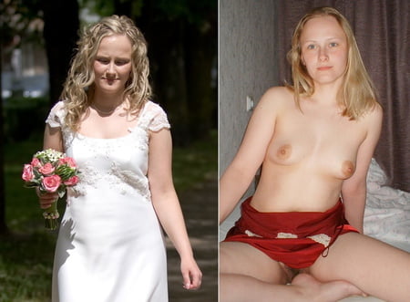 brides dressed and naked         