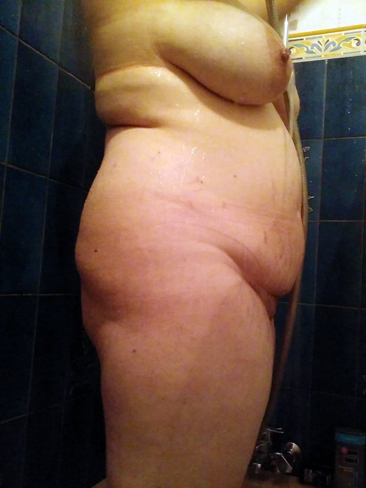 My young chubby milf in shower - 44 Photos 