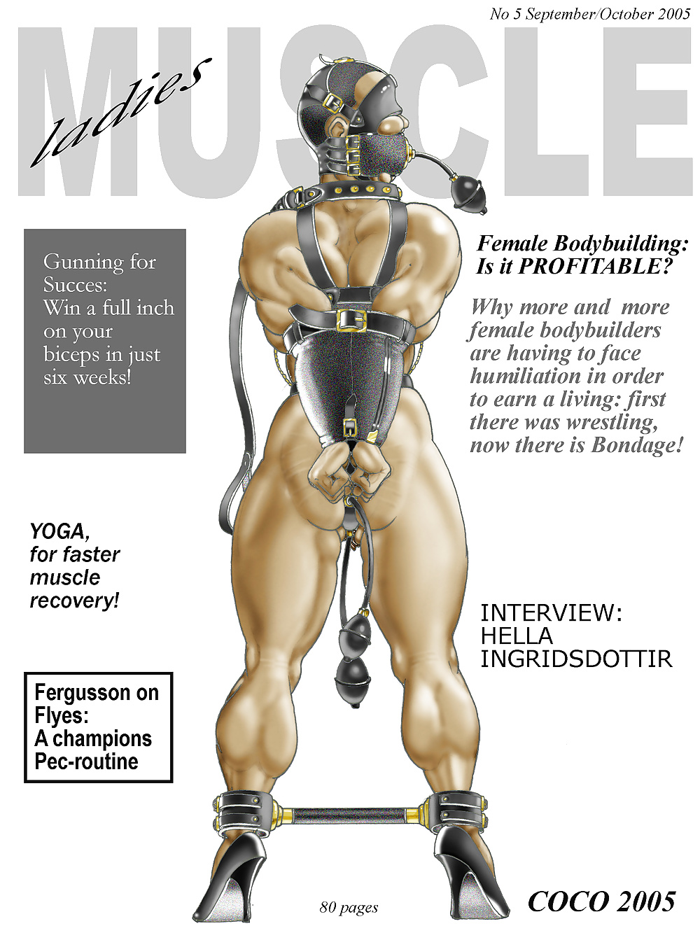 Female bodybuilder bondage