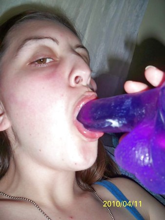 my wife sucking dick and her toy