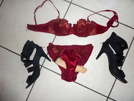 Her sexy lingerie and shoes