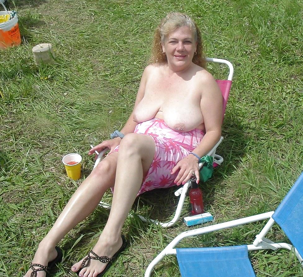 Older women sunbathing 3. porn gallery