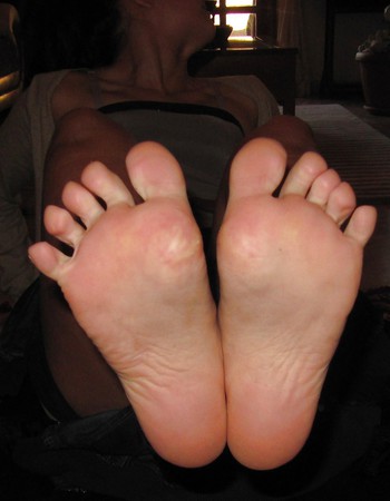 Young soles ready for footjob