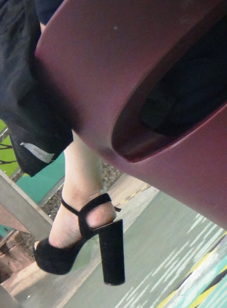Candid mature in high heels photo #324419124