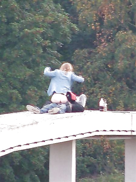 Sluts are getting fucked in public porn gallery