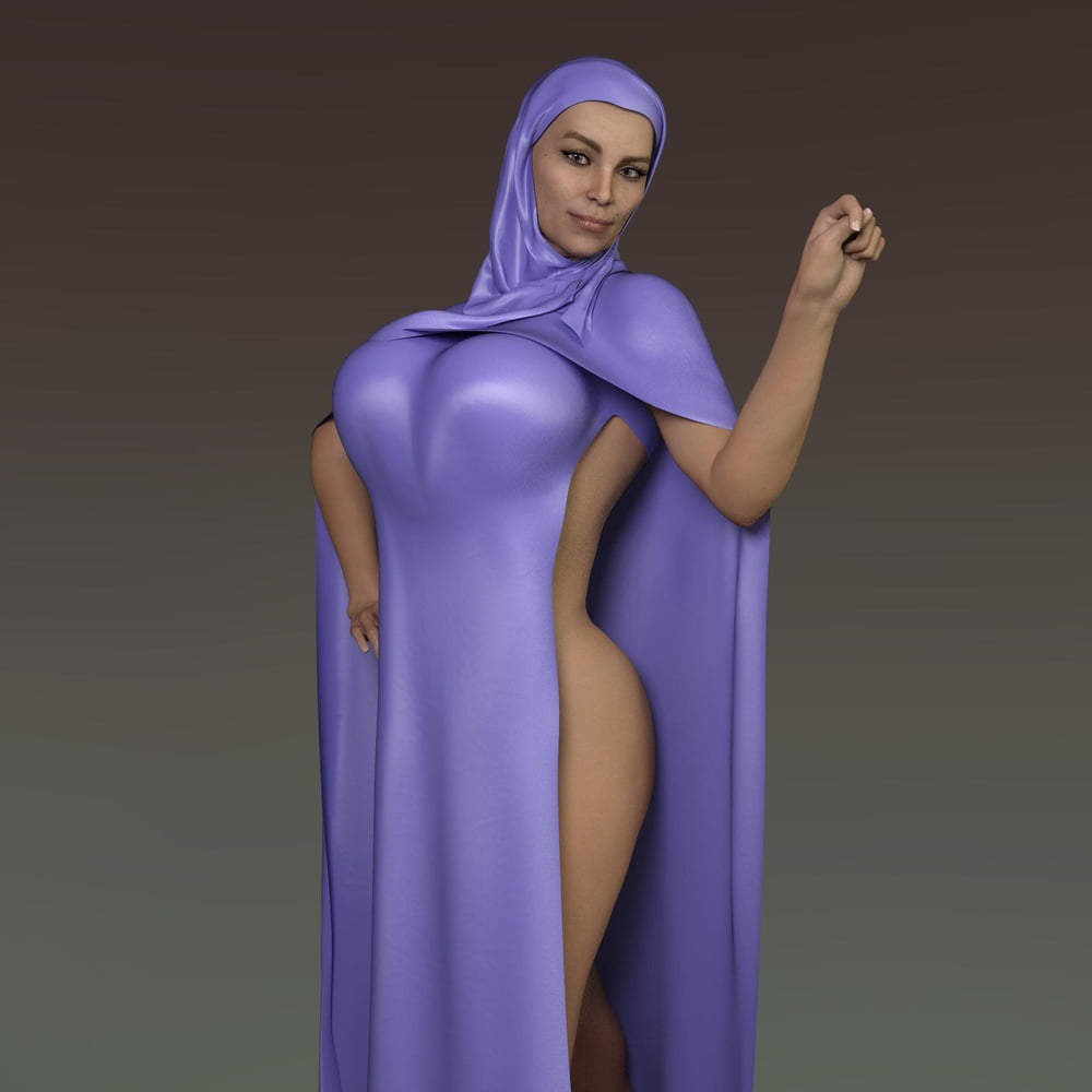 Turbanli Hijab 3D porn gallery