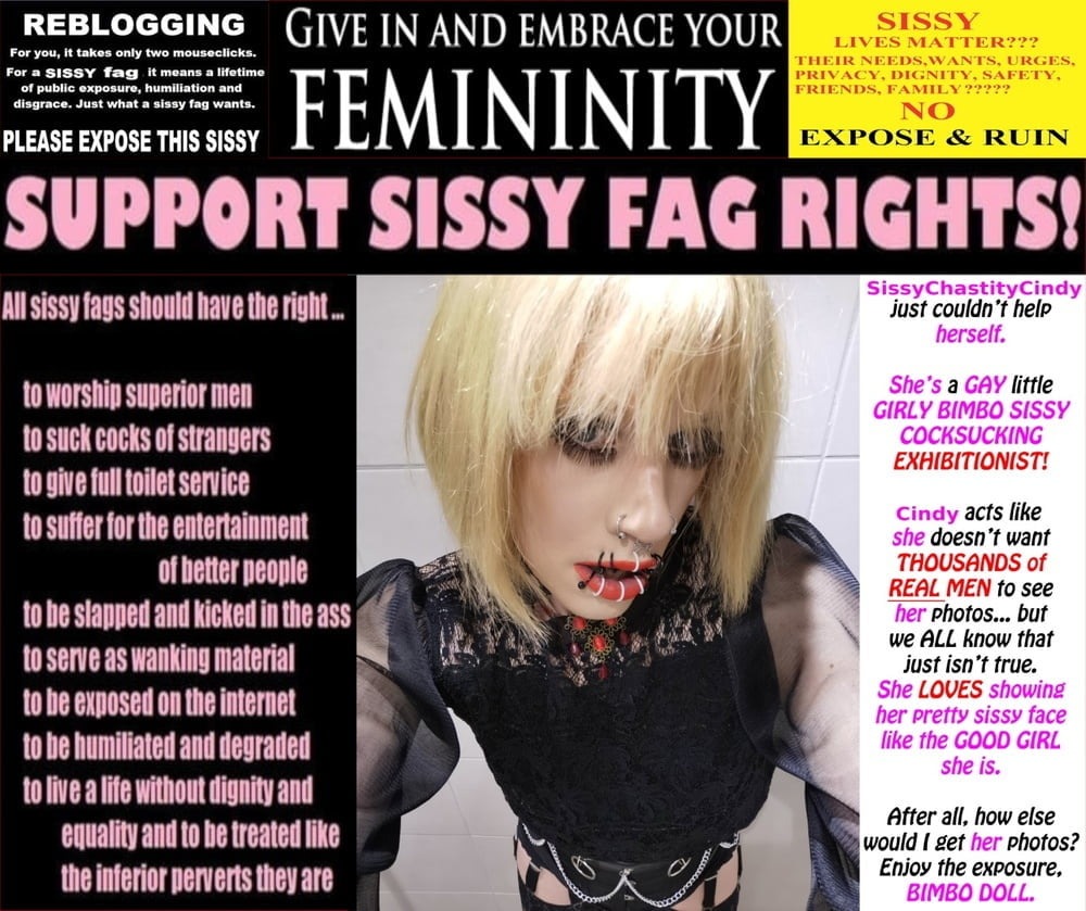 Sluts exposed: sissy cindy - 47 Photos 
