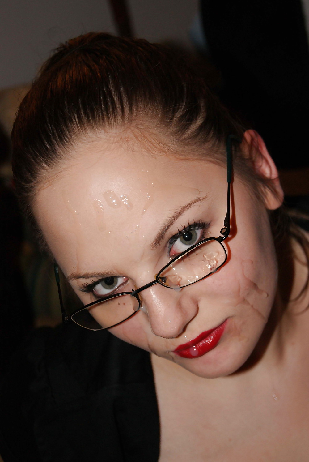 CUM ON GLASSES porn gallery