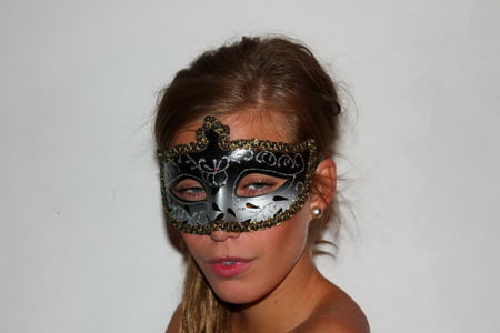 sexy girl with mask         
