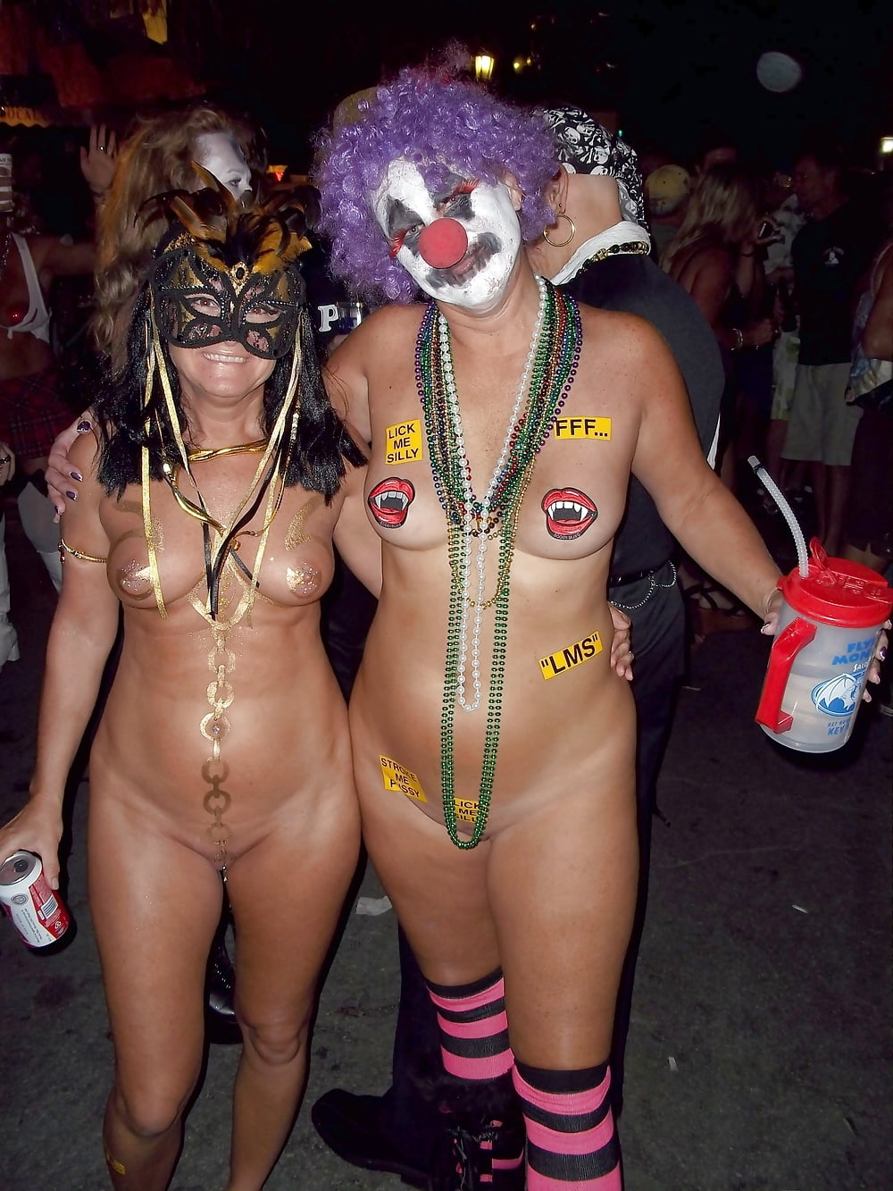 Celeb Mardi Gras Women Naked Png